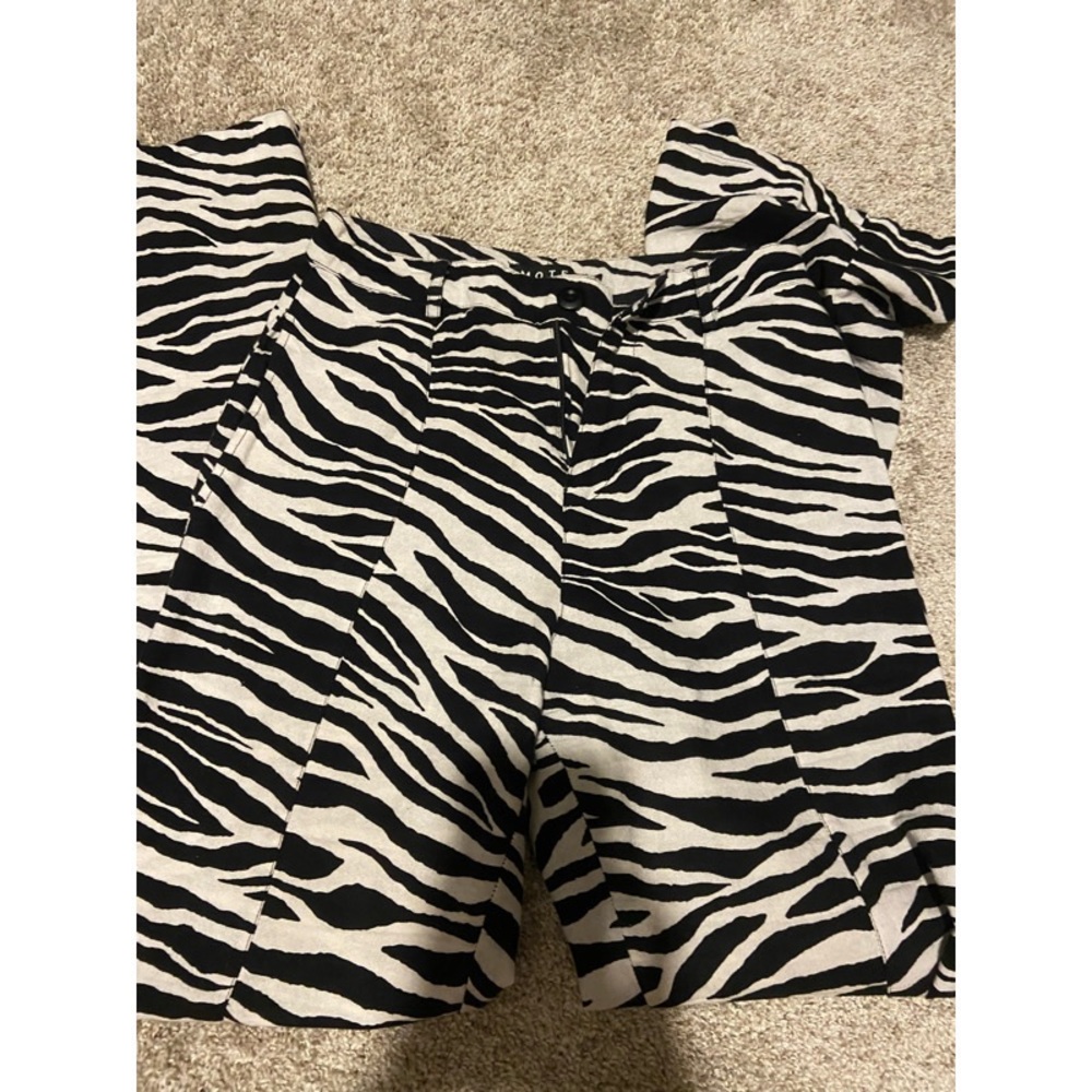 Motel Rocks Zebra Flared Trouser - Picture 4 of 9